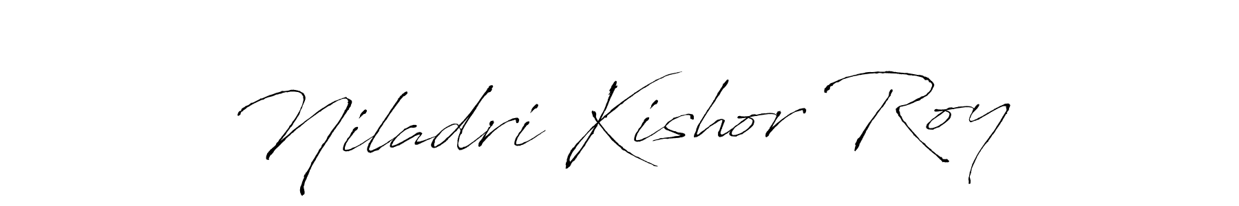 You should practise on your own different ways (Antro_Vectra) to write your name (Niladri Kishor Roy) in signature. don't let someone else do it for you. Niladri Kishor Roy signature style 6 images and pictures png