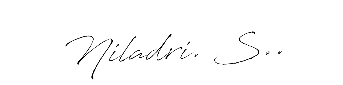 Also we have Niladri. S.. name is the best signature style. Create professional handwritten signature collection using Antro_Vectra autograph style. Niladri. S.. signature style 6 images and pictures png