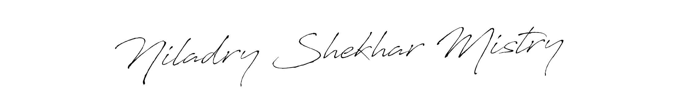 Niladry Shekhar Mistry stylish signature style. Best Handwritten Sign (Antro_Vectra) for my name. Handwritten Signature Collection Ideas for my name Niladry Shekhar Mistry. Niladry Shekhar Mistry signature style 6 images and pictures png