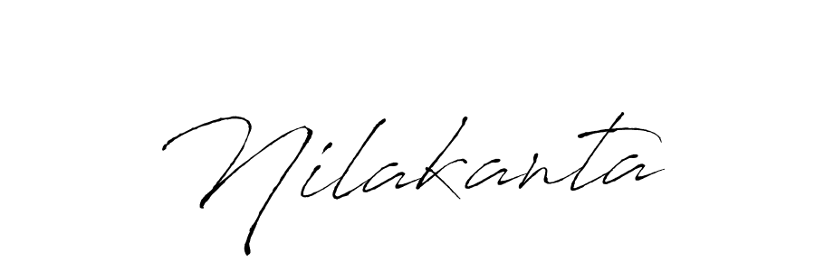 Make a beautiful signature design for name Nilakanta. With this signature (Antro_Vectra) style, you can create a handwritten signature for free. Nilakanta signature style 6 images and pictures png