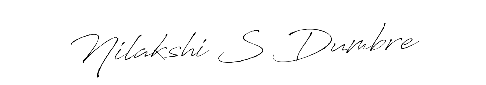 It looks lik you need a new signature style for name Nilakshi S Dumbre. Design unique handwritten (Antro_Vectra) signature with our free signature maker in just a few clicks. Nilakshi S Dumbre signature style 6 images and pictures png