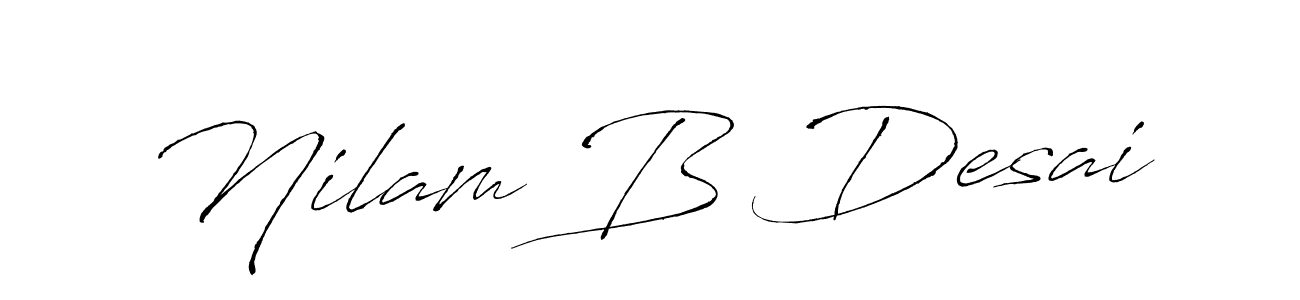 See photos of Nilam B Desai official signature by Spectra . Check more albums & portfolios. Read reviews & check more about Antro_Vectra font. Nilam B Desai signature style 6 images and pictures png