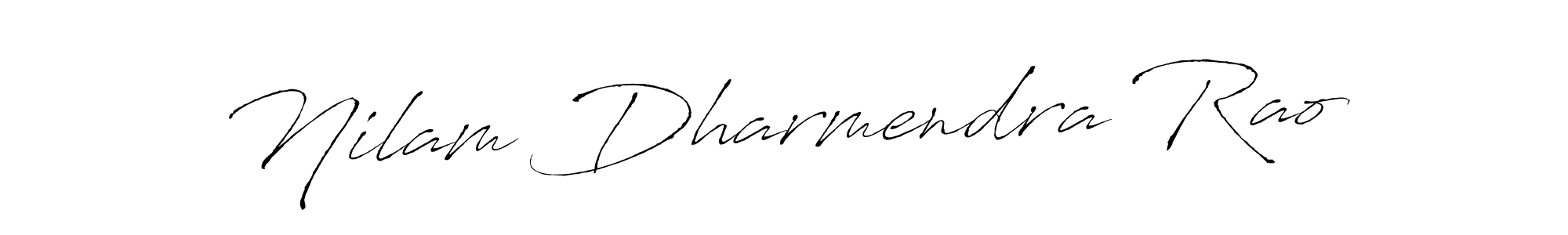 Here are the top 10 professional signature styles for the name Nilam Dharmendra Rao. These are the best autograph styles you can use for your name. Nilam Dharmendra Rao signature style 6 images and pictures png