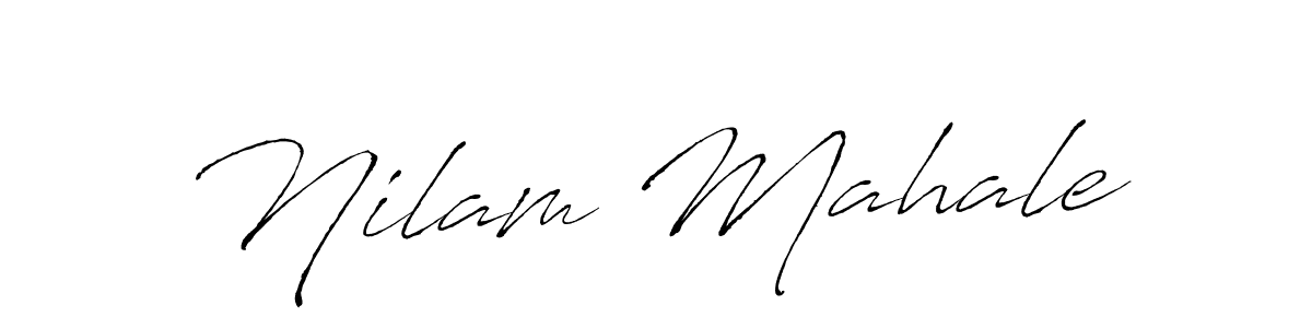 Also we have Nilam Mahale name is the best signature style. Create professional handwritten signature collection using Antro_Vectra autograph style. Nilam Mahale signature style 6 images and pictures png