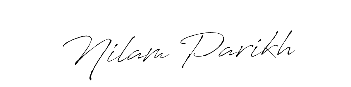 Similarly Antro_Vectra is the best handwritten signature design. Signature creator online .You can use it as an online autograph creator for name Nilam Parikh. Nilam Parikh signature style 6 images and pictures png