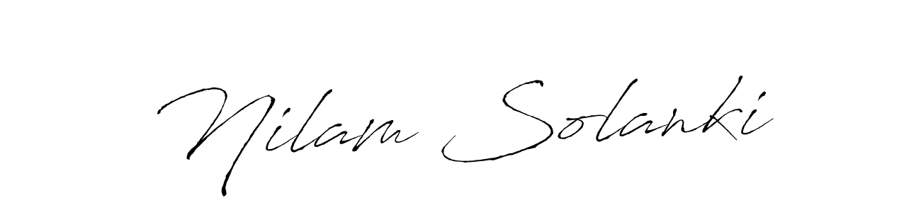 Also we have Nilam Solanki name is the best signature style. Create professional handwritten signature collection using Antro_Vectra autograph style. Nilam Solanki signature style 6 images and pictures png