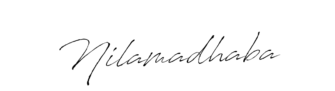 Use a signature maker to create a handwritten signature online. With this signature software, you can design (Antro_Vectra) your own signature for name Nilamadhaba. Nilamadhaba signature style 6 images and pictures png