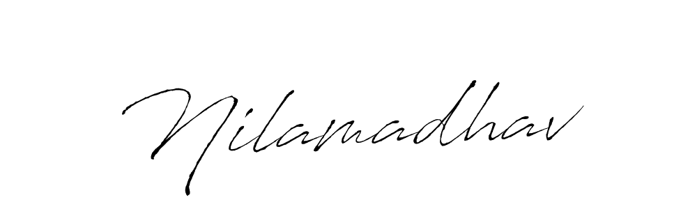 How to make Nilamadhav signature? Antro_Vectra is a professional autograph style. Create handwritten signature for Nilamadhav name. Nilamadhav signature style 6 images and pictures png