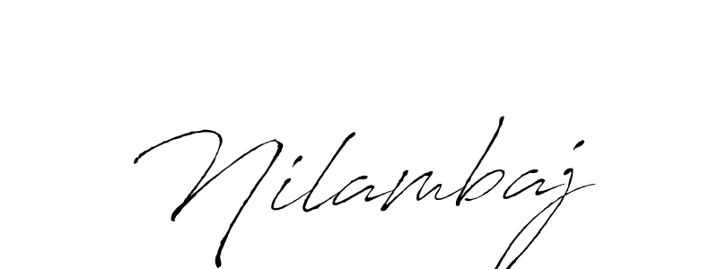 Nilambaj stylish signature style. Best Handwritten Sign (Antro_Vectra) for my name. Handwritten Signature Collection Ideas for my name Nilambaj. Nilambaj signature style 6 images and pictures png