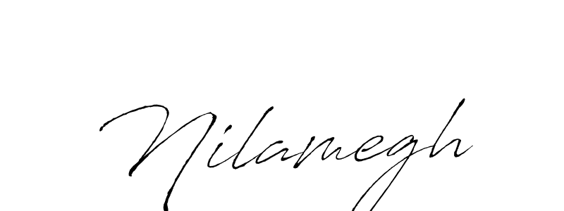 Antro_Vectra is a professional signature style that is perfect for those who want to add a touch of class to their signature. It is also a great choice for those who want to make their signature more unique. Get Nilamegh name to fancy signature for free. Nilamegh signature style 6 images and pictures png