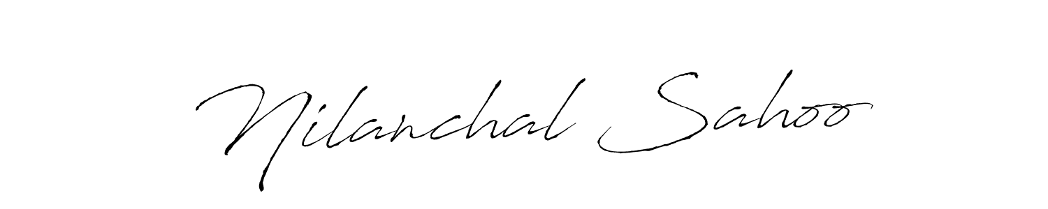 You should practise on your own different ways (Antro_Vectra) to write your name (Nilanchal Sahoo) in signature. don't let someone else do it for you. Nilanchal Sahoo signature style 6 images and pictures png