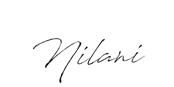 Similarly Antro_Vectra is the best handwritten signature design. Signature creator online .You can use it as an online autograph creator for name Nilani. Nilani signature style 6 images and pictures png