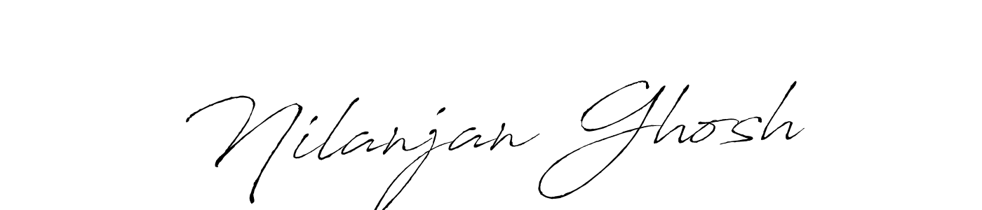 Create a beautiful signature design for name Nilanjan Ghosh. With this signature (Antro_Vectra) fonts, you can make a handwritten signature for free. Nilanjan Ghosh signature style 6 images and pictures png