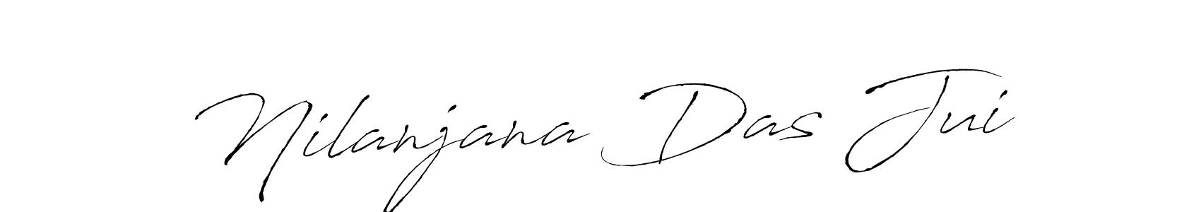 How to make Nilanjana Das Jui name signature. Use Antro_Vectra style for creating short signs online. This is the latest handwritten sign. Nilanjana Das Jui signature style 6 images and pictures png