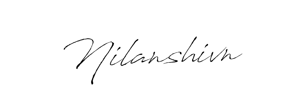 How to make Nilanshivn name signature. Use Antro_Vectra style for creating short signs online. This is the latest handwritten sign. Nilanshivn signature style 6 images and pictures png