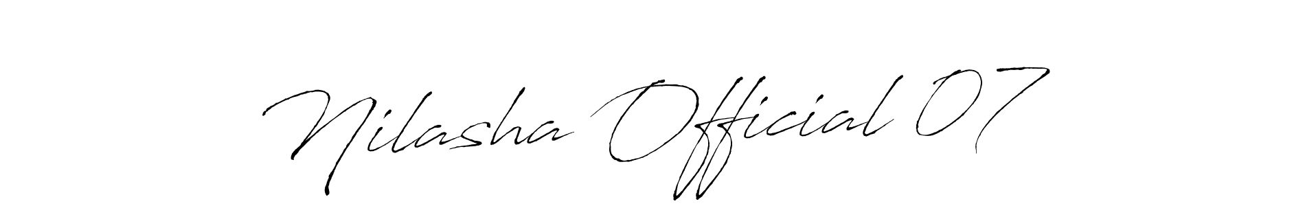 This is the best signature style for the Nilasha Official 07 name. Also you like these signature font (Antro_Vectra). Mix name signature. Nilasha Official 07 signature style 6 images and pictures png