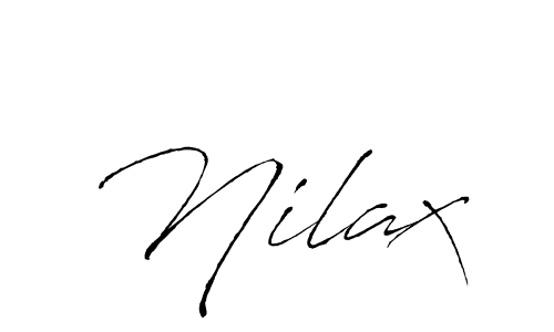 Design your own signature with our free online signature maker. With this signature software, you can create a handwritten (Antro_Vectra) signature for name Nilax. Nilax signature style 6 images and pictures png