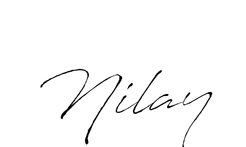 Make a beautiful signature design for name Nilay. With this signature (Antro_Vectra) style, you can create a handwritten signature for free. Nilay signature style 6 images and pictures png