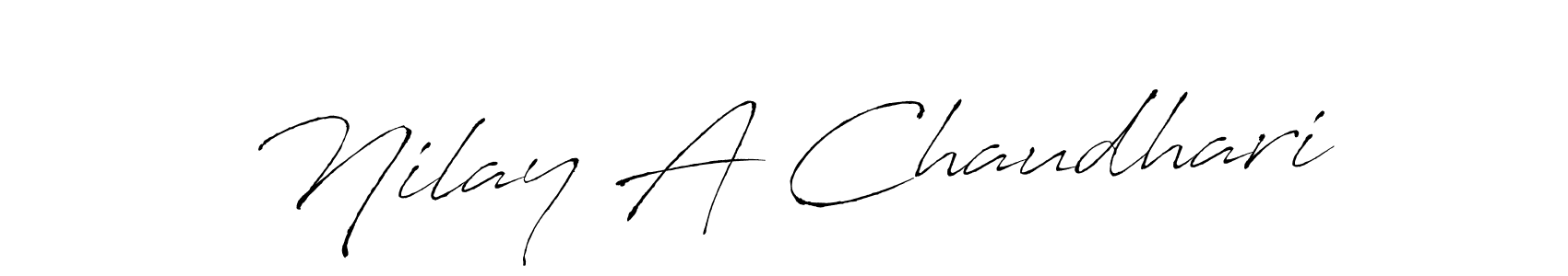 Also we have Nilay A Chaudhari name is the best signature style. Create professional handwritten signature collection using Antro_Vectra autograph style. Nilay A Chaudhari signature style 6 images and pictures png