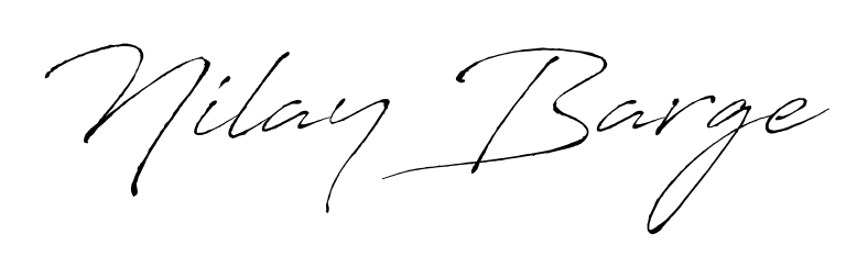 Enhance your business communications with Nilay Barge signature in Antro_Vectra lettering. Clean, modern, and universally compatible. Nilay Barge signature style 6 images and pictures png