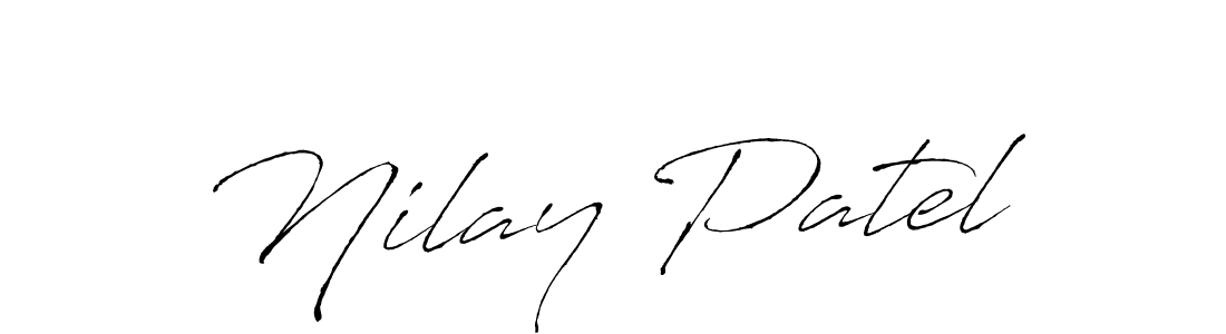 Create a beautiful signature design for name Nilay Patel. With this signature (Antro_Vectra) fonts, you can make a handwritten signature for free. Nilay Patel signature style 6 images and pictures png
