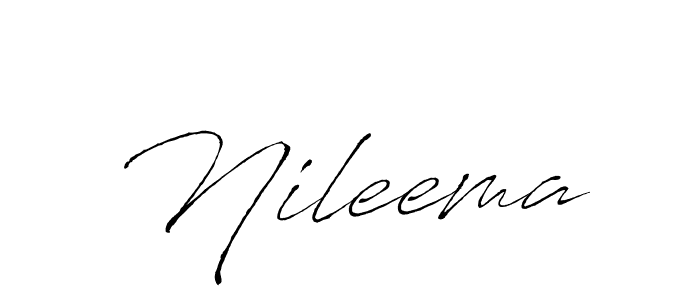 Antro_Vectra is a professional signature style that is perfect for those who want to add a touch of class to their signature. It is also a great choice for those who want to make their signature more unique. Get Nileema name to fancy signature for free. Nileema signature style 6 images and pictures png