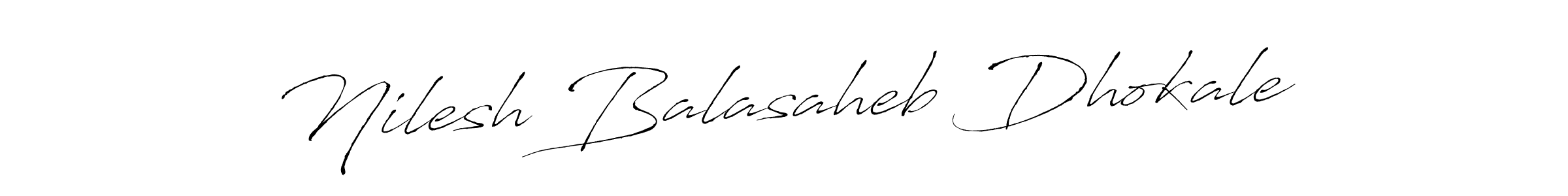 How to make Nilesh Balasaheb Dhokale signature? Antro_Vectra is a professional autograph style. Create handwritten signature for Nilesh Balasaheb Dhokale name. Nilesh Balasaheb Dhokale signature style 6 images and pictures png