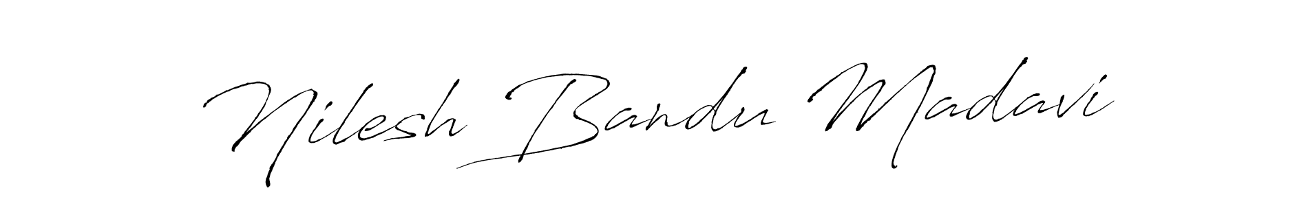 How to Draw Nilesh Bandu Madavi signature style? Antro_Vectra is a latest design signature styles for name Nilesh Bandu Madavi. Nilesh Bandu Madavi signature style 6 images and pictures png