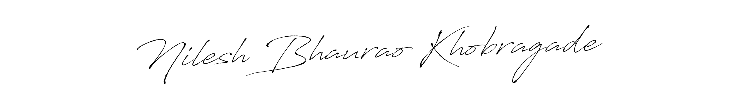 Use a signature maker to create a handwritten signature online. With this signature software, you can design (Antro_Vectra) your own signature for name Nilesh Bhaurao Khobragade. Nilesh Bhaurao Khobragade signature style 6 images and pictures png