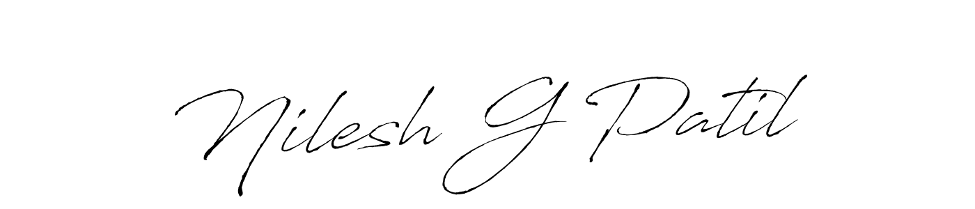 if you are searching for the best signature style for your name Nilesh G Patil. so please give up your signature search. here we have designed multiple signature styles  using Antro_Vectra. Nilesh G Patil signature style 6 images and pictures png