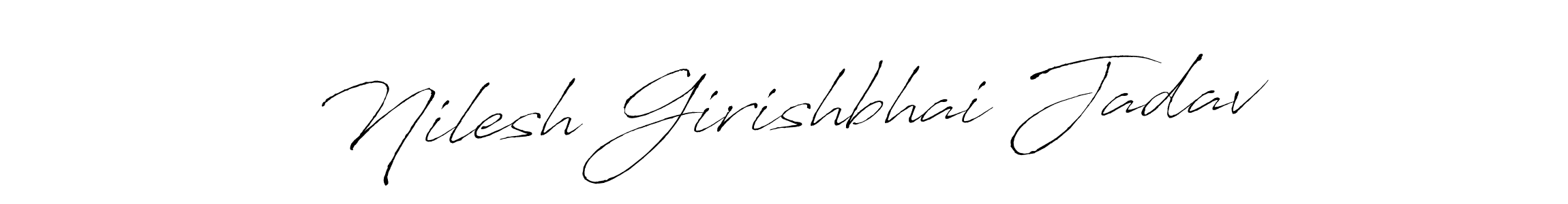 Also You can easily find your signature by using the search form. We will create Nilesh Girishbhai Jadav name handwritten signature images for you free of cost using Antro_Vectra sign style. Nilesh Girishbhai Jadav signature style 6 images and pictures png