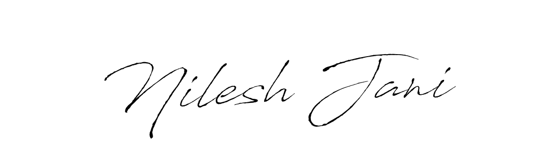 You should practise on your own different ways (Antro_Vectra) to write your name (Nilesh Jani) in signature. don't let someone else do it for you. Nilesh Jani signature style 6 images and pictures png