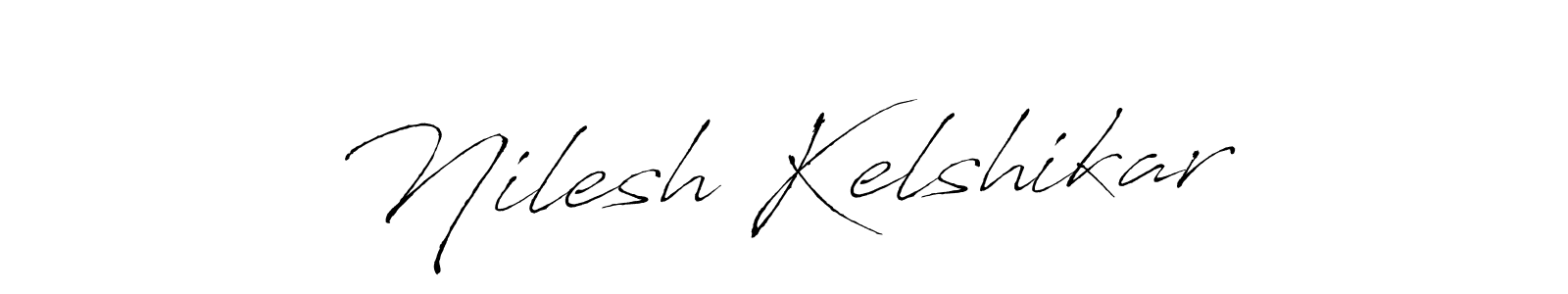 Antro_Vectra is a professional signature style that is perfect for those who want to add a touch of class to their signature. It is also a great choice for those who want to make their signature more unique. Get Nilesh Kelshikar name to fancy signature for free. Nilesh Kelshikar signature style 6 images and pictures png