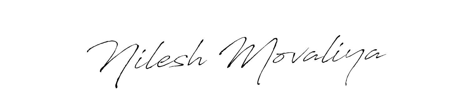 It looks lik you need a new signature style for name Nilesh Movaliya. Design unique handwritten (Antro_Vectra) signature with our free signature maker in just a few clicks. Nilesh Movaliya signature style 6 images and pictures png