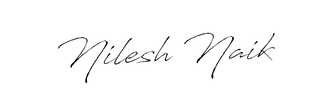 Use a signature maker to create a handwritten signature online. With this signature software, you can design (Antro_Vectra) your own signature for name Nilesh Naik. Nilesh Naik signature style 6 images and pictures png