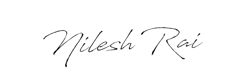 Antro_Vectra is a professional signature style that is perfect for those who want to add a touch of class to their signature. It is also a great choice for those who want to make their signature more unique. Get Nilesh Rai name to fancy signature for free. Nilesh Rai signature style 6 images and pictures png