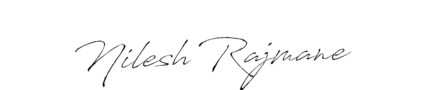 This is the best signature style for the Nilesh Rajmane name. Also you like these signature font (Antro_Vectra). Mix name signature. Nilesh Rajmane signature style 6 images and pictures png