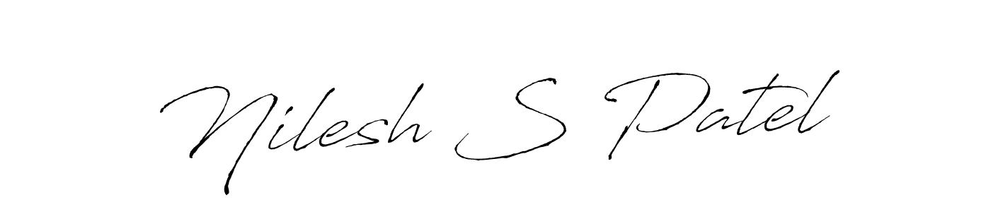 It looks lik you need a new signature style for name Nilesh S Patel. Design unique handwritten (Antro_Vectra) signature with our free signature maker in just a few clicks. Nilesh S Patel signature style 6 images and pictures png