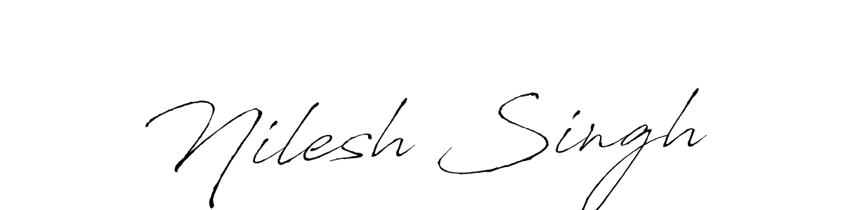You should practise on your own different ways (Antro_Vectra) to write your name (Nilesh Singh) in signature. don't let someone else do it for you. Nilesh Singh signature style 6 images and pictures png
