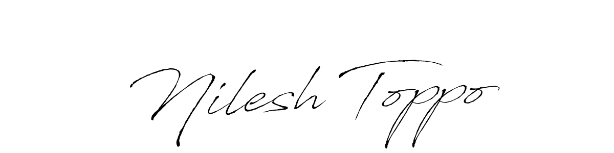 See photos of Nilesh Toppo official signature by Spectra . Check more albums & portfolios. Read reviews & check more about Antro_Vectra font. Nilesh Toppo signature style 6 images and pictures png