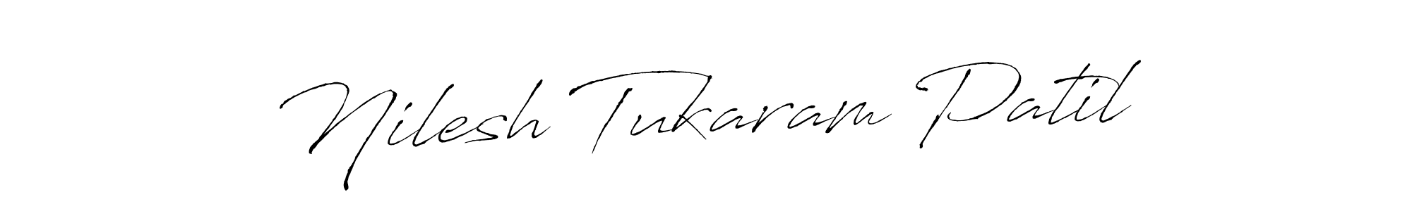 Create a beautiful signature design for name Nilesh Tukaram Patil. With this signature (Antro_Vectra) fonts, you can make a handwritten signature for free. Nilesh Tukaram Patil signature style 6 images and pictures png