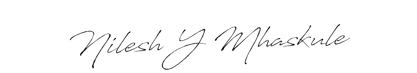 You can use this online signature creator to create a handwritten signature for the name Nilesh Y Mhaskule. This is the best online autograph maker. Nilesh Y Mhaskule signature style 6 images and pictures png