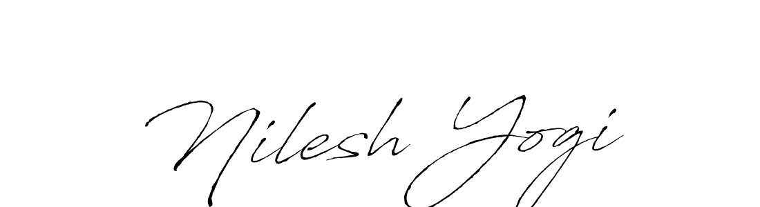 This is the best signature style for the Nilesh Yogi name. Also you like these signature font (Antro_Vectra). Mix name signature. Nilesh Yogi signature style 6 images and pictures png