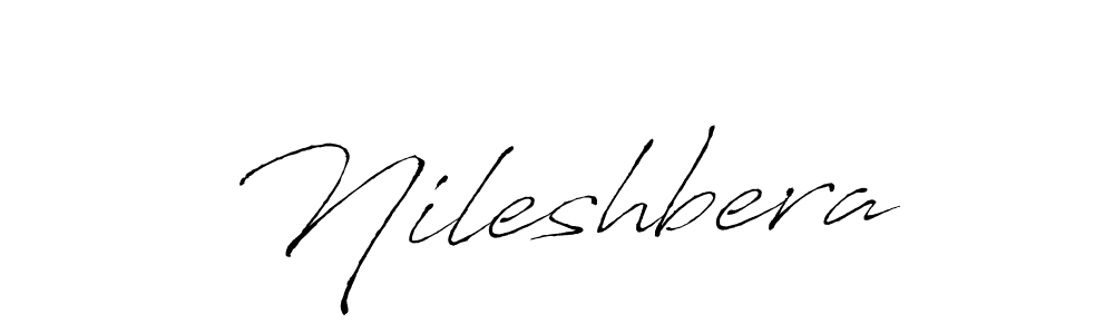 Design your own signature with our free online signature maker. With this signature software, you can create a handwritten (Antro_Vectra) signature for name Nileshbera. Nileshbera signature style 6 images and pictures png