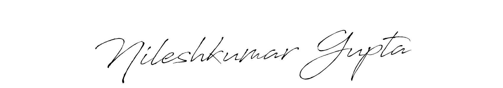 The best way (Antro_Vectra) to make a short signature is to pick only two or three words in your name. The name Nileshkumar Gupta include a total of six letters. For converting this name. Nileshkumar Gupta signature style 6 images and pictures png