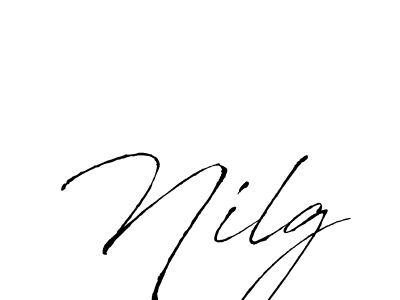 Make a beautiful signature design for name Nilg. With this signature (Antro_Vectra) style, you can create a handwritten signature for free. Nilg signature style 6 images and pictures png