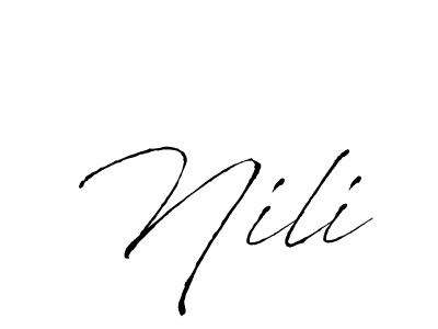 Once you've used our free online signature maker to create your best signature Antro_Vectra style, it's time to enjoy all of the benefits that Nili name signing documents. Nili signature style 6 images and pictures png