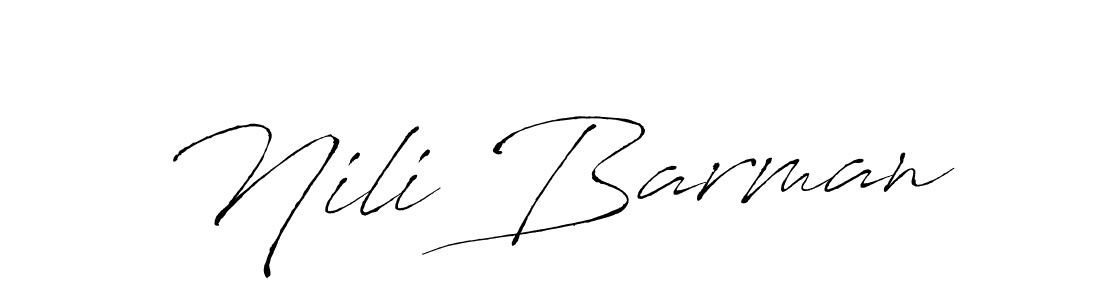 You can use this online signature creator to create a handwritten signature for the name Nili Barman. This is the best online autograph maker. Nili Barman signature style 6 images and pictures png