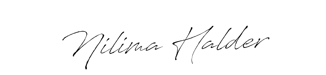 Also You can easily find your signature by using the search form. We will create Nilima Halder name handwritten signature images for you free of cost using Antro_Vectra sign style. Nilima Halder signature style 6 images and pictures png