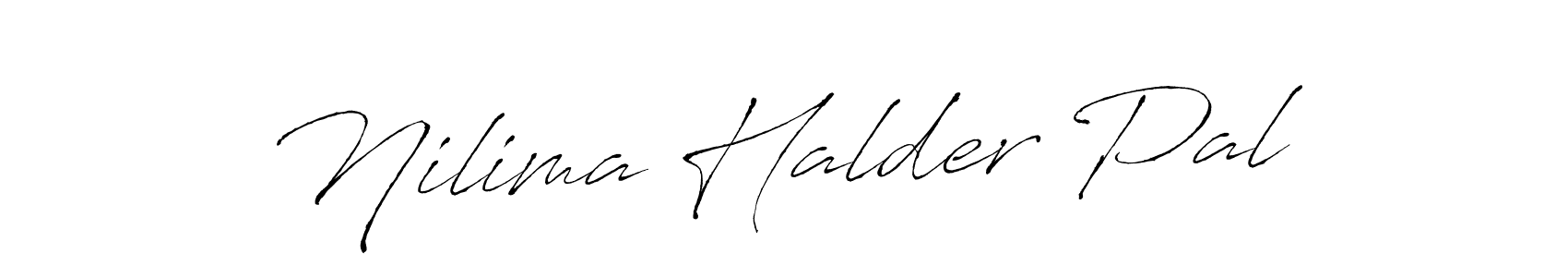 This is the best signature style for the Nilima Halder Pal name. Also you like these signature font (Antro_Vectra). Mix name signature. Nilima Halder Pal signature style 6 images and pictures png